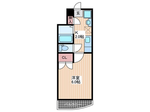 ゼフィルの物件間取画像